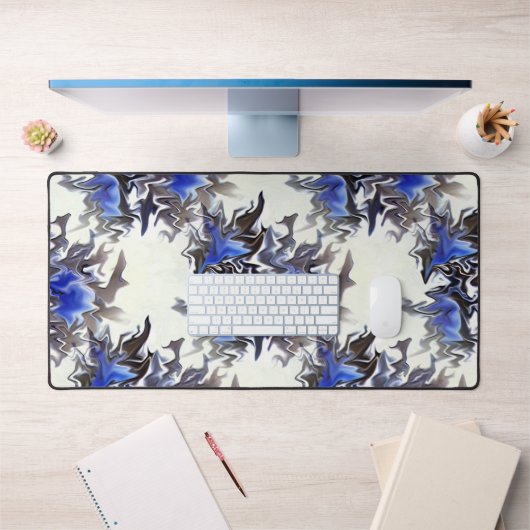 Bevroren bloemen....... bureaumat (Kantoor 1)