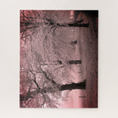 Bevroren bomen legpuzzel (Verticaal)