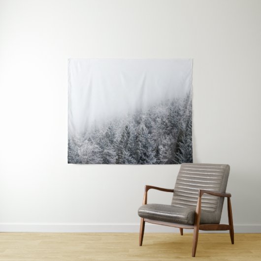 Bevroren bos wandkleed (In Situ (horizontaal))