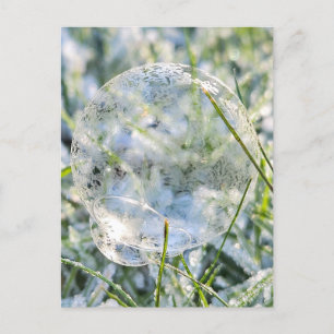 Bevroren bubbels briefkaart