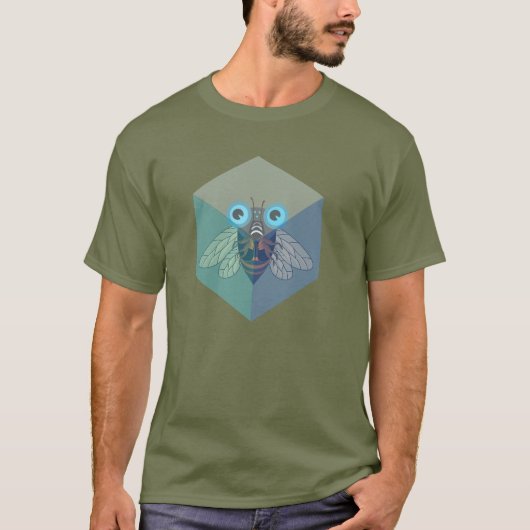 Bevroren Cicada Tshirt (Voorkant)