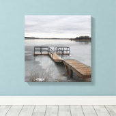 bevroren dok canvas afdruk (Insitu (Houten vloer))