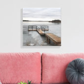 bevroren dok canvas afdruk (Insitu (Woonkamer))