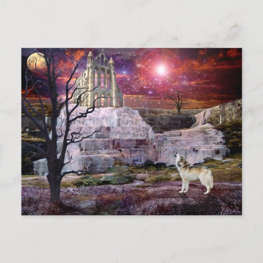 Bevroren door Moonlight Briefkaart (Voorkant)