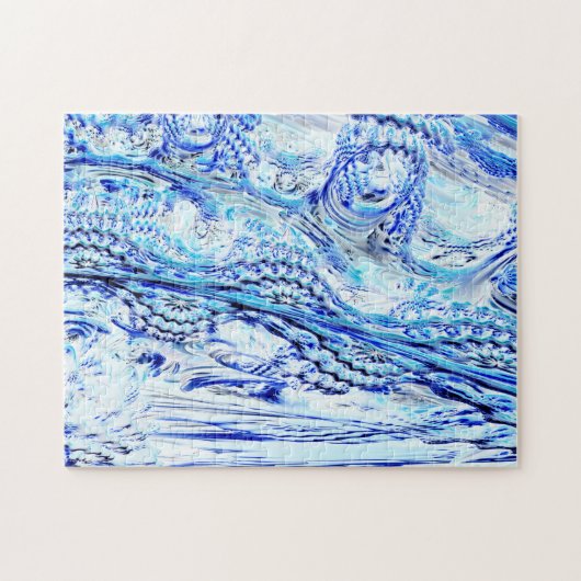 Bevroren fractaal landschap Jigzaag Puzzle Legpuzzel (Horizontaal)