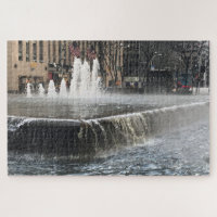 Bevroren gif, zesde straat, New York City NYC