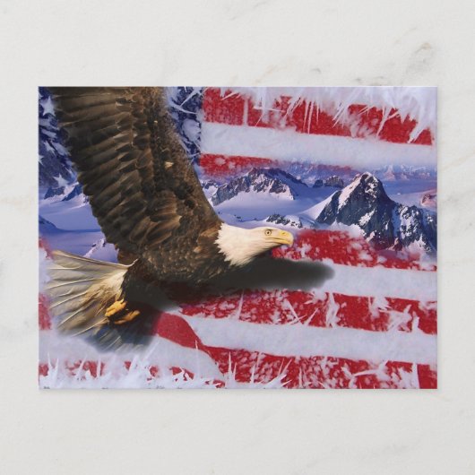 Bevroren glorie briefkaart (Voorkant)