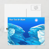 Bevroren golven briefkaart (Voorkant / Achterkant)