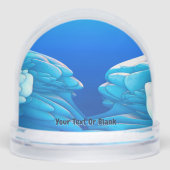 Bevroren golven sneeuwbol (Voorkant)