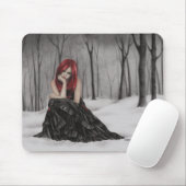 Bevroren harten Mousepad Muismat (Met muis)