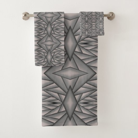 Bevroren in de tijd Abstracte kunst Bad Handdoek (Insitu)