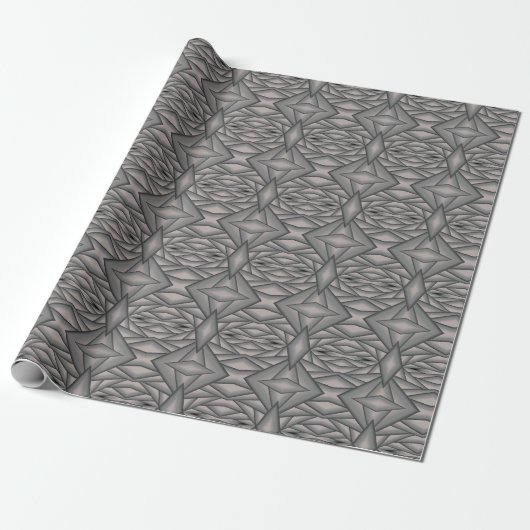 Bevroren in de tijd Abstracte kunst Cadeaupapier (Uitgerold)