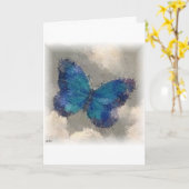 Bevroren in de vlucht kaart (Gele Bloem)