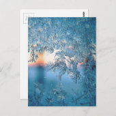 Bevroren op glas briefkaart (Voorkant / Achterkant)
