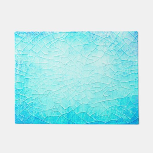 Bevroren Pond Turquoise Deurmat (Voorkant)