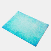 Bevroren Pond Turquoise Deurmat (Schuin)