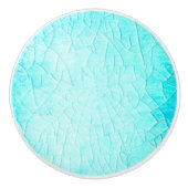 Bevroren Pond Turquoise Keramische Knop