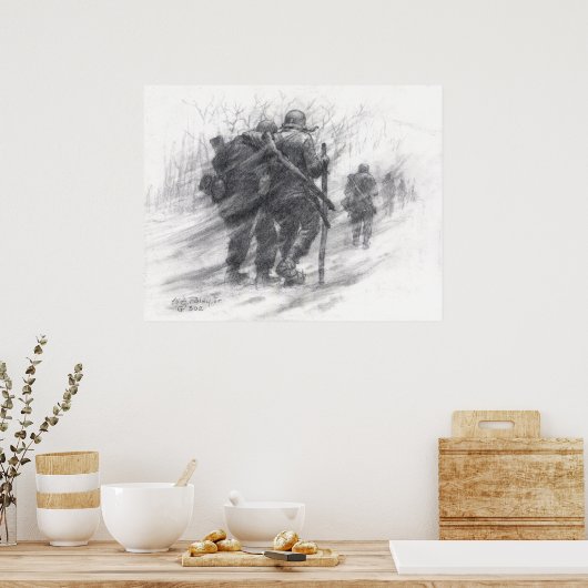 Bevroren poten poster (Keuken)