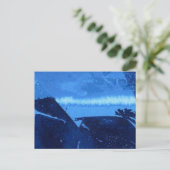 "Bevroren Ridge #2" Abstract Briefkaart ontwerp (Staand voorkant)