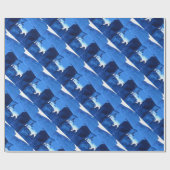 "Bevroren Ridge #3" Abstract design-omslagpapier Cadeaupapier (Vlak)