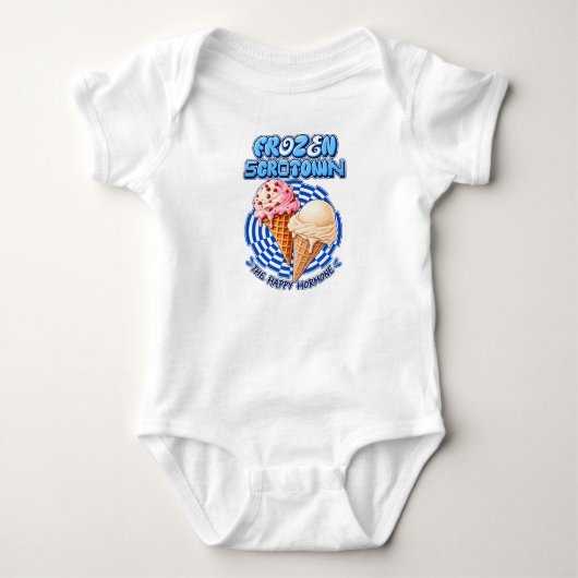 🍦 Bevroren Scrotown Romper (Voorkant)
