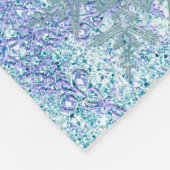Bevroren Sneeuwvlok Custom Fleece Deken, 30 "x40" (Hoek)