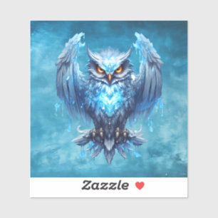 Bevroren Spirit Uil Sticker
