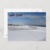 Bevroren strand briefkaart (Voorkant / Achterkant)