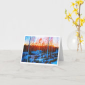 Bevroren Stroom Dalarna Kaart (Gele Bloem)