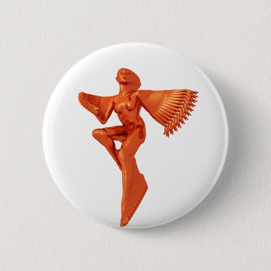 bevroren tijd ronde button 5,7 cm (Voorkant)