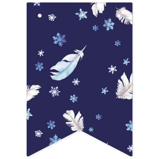 Bevroren Verjaardag Gelukkige Verjaardag Bunting B Vlaggetjes (Eerste vlag)