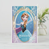 bevroren verjaardag kaart (Staand voorkant)