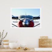 Bevroren vliegtuig poster (Keuken)