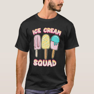 bevroren voedselGelato Cone Fan Funny Summer Ice C T-shirt