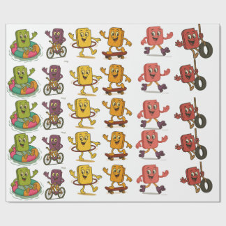 Bevroren Vrienden Wrapping Paper Cadeaupapier