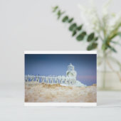 Bevroren Vuurtoren Briefkaart (Staand voorkant)