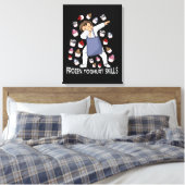 Bevroren yoghurt liefhebber yogu bevroren yoghurt canvas afdruk (Insitu (Slaapkamer))