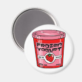 Bevroren yoghurt magneet (Voorkant / Achterkant)