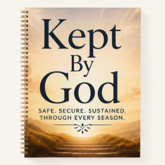 Bewaakt door God: Veilig, Beschermd en Ondersteund Notitieboek