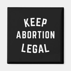 Bewaar abortus Juridisch Witte blokletters Magneet