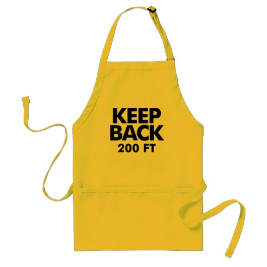 Bewaar back-up standaard schort (Voorkant)