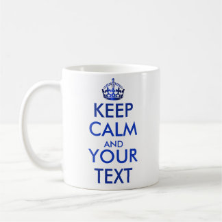 BEWAAR CALM EN-Creëer uw eigen tekst side1 en side Koffiemok