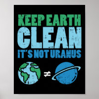 Bewaar de aarde schoon met het niet-Uranus Shirt