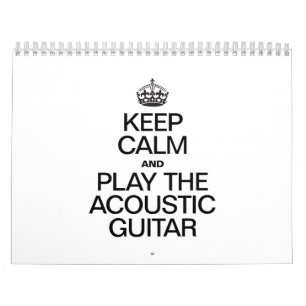 BEWAAR DE ACOUSTISCHE GUITAR EN SPEEL DEZE KNOP. KALENDER