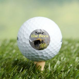 Bewaar de Bees Bumble Bee Foto Golfballen