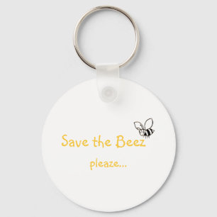 Bewaar de Beez... Button Sleutelhanger