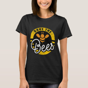 Bewaar de bijen aardeboombijenteelt t-shirt