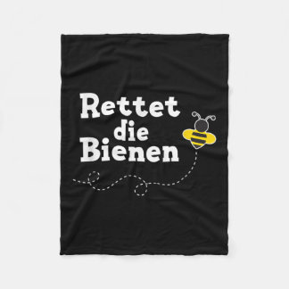 Bewaar de bijen milieubescherming voor de bijen fleece deken