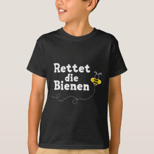Bewaar de bijen milieubescherming voor de bijen t-shirt