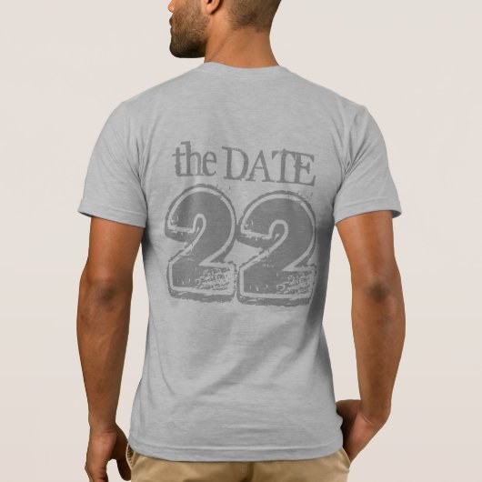 Bewaar de Date T-Shirts (Achterkant)